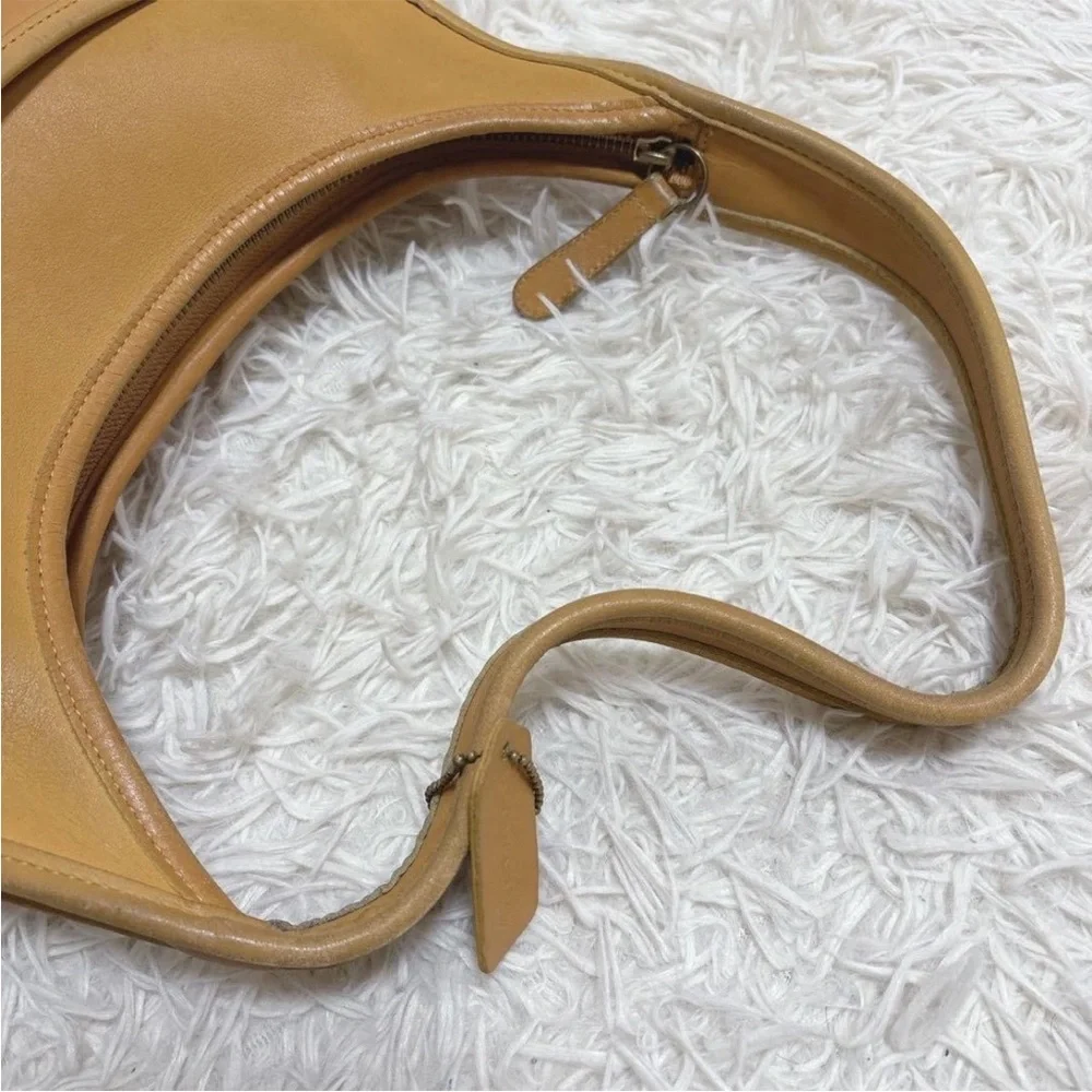 Coach Caramel Leather Hobo Bag - Picture 6 of 13